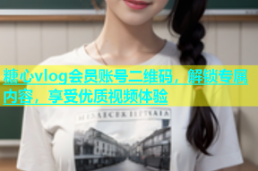 糖心vlog会员账号二维码，解锁专属内容，享受优质视频体验