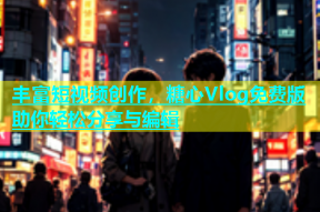 丰富短视频创作，糖心Vlog免费版助你轻松分享与编辑