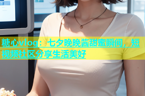 糖心vlog：七夕晚晚酱甜蜜瞬间，短视频社区分享生活美好