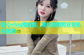 糖心vlog播放器：轻松观看和分享精彩视频