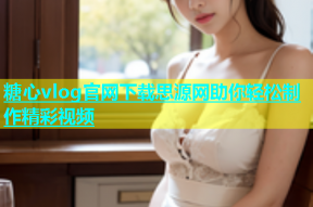 糖心vlog官网下载思源网助你轻松制作精彩视频