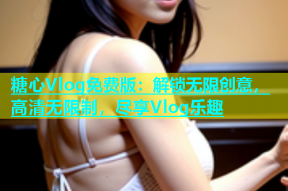 糖心Vlog免费版：解锁无限创意，高清无限制，尽享Vlog乐趣