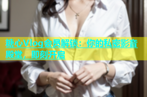 糖心Vlog会员解锁：你的私密影音殿堂，即刻开启