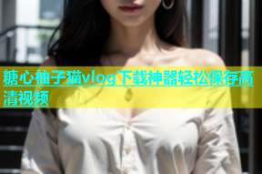 糖心柚子猫vlog下载神器轻松保存高清视频