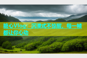 糖心Vlog：沉浸式不惊醒，每一帧都让你心动