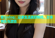 糖心vlog：记录生活美好瞬间，分享快乐与激情