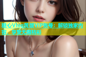 糖心Vlog黄版VIP账号：解锁独家内容，享受无限精彩