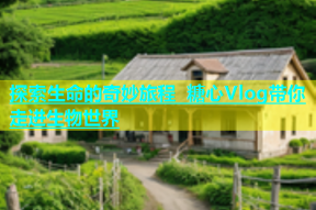 探索生命的奇妙旅程 糖心Vlog带你走进生物世界
