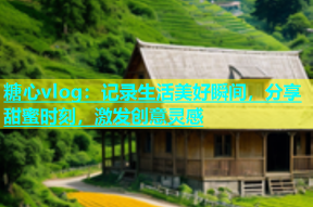 糖心vlog：记录生活美好瞬间，分享甜蜜时刻，激发创意灵感