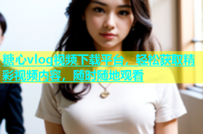 糖心vlog视频下载平台，轻松获取精彩视频内容，随时随地观看