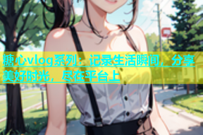 糖心vlog系列：记录生活瞬间，分享美好时光，尽在平台上