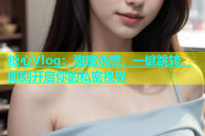 糖心Vlog：甜蜜诱惑，一键跳转，即刻开启你的私密视界