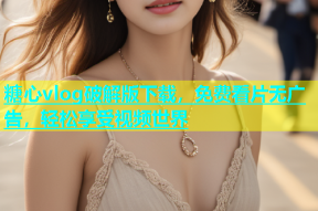 糖心vlog破解版下载，免费看片无广告，轻松享受视频世界