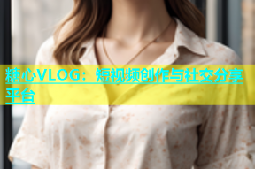 糖心VLOG：短视频创作与社交分享平台