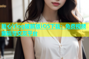 糖心Vlog破解版iOS下载：免费视频编辑与交友平台