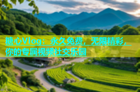 糖心Vlog：永久免费，无限精彩，你的专属视频社交乐园