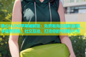 糖心VLOG苹果破解版：免费看海量福利直播，享视频剪辑、社交互动，打造你的专属影片库