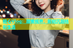 糖心Vlog：甜蜜视界，即刻沉溺精彩生活
