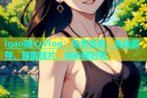 igao糖心Vlog：免费追剧，离线缓存，智能搜片，精彩随时看.