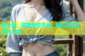 糖心蛋：甜蜜创意平台，轻松打造个性化礼物