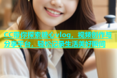 CC带你探索糖心vlog，视频创作与分享平台，轻松记录生活美好瞬间