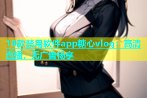 18款禁用软件app糖心vlog：高清直播，无广告畅享