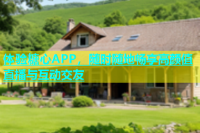 体验糖心APP，随时随地畅享高颜值直播与互动交友