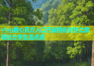 vlog糖心官方入口开启精彩创作之旅轻松分享生活点滴
