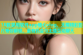 18款禁用软件app糖心vlog，无限精彩影片等你解锁，更有机会与主播互动聊天