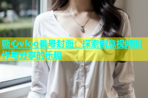 糖心vlog番号封面：探索创意视频制作与分享的乐趣