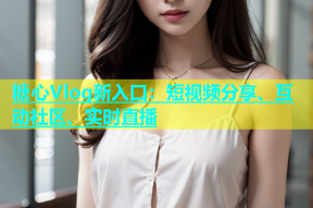 糖心Vlog新入口：短视频分享、互动社区、实时直播