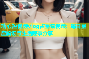 糖心短视频vlog占星猫视频：每日星座解读与生活趣事分享
