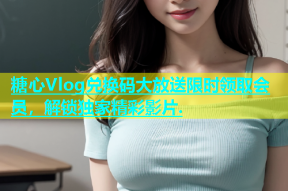 糖心Vlog兑换码大放送限时领取会员，解锁独家精彩影片.
