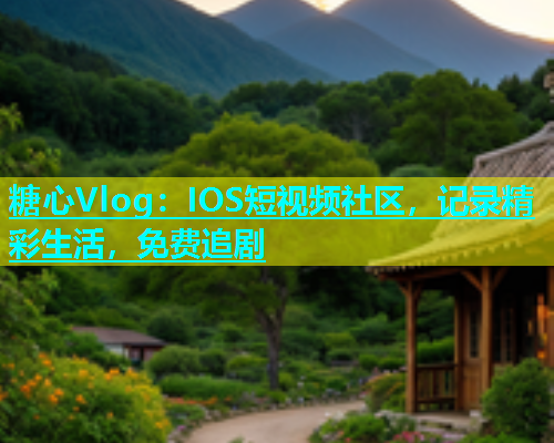 糖心Vlog：IOS短视频社区，记录精彩生活，免费追剧  第1张