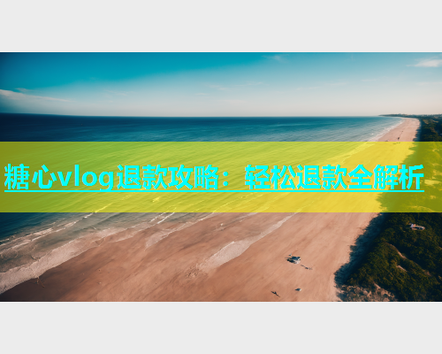 糖心vlog退款攻略：轻松退款全解析  第2张