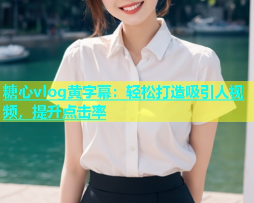 糖心vlog黄字幕：轻松打造吸引人视频，提升点击率  第1张