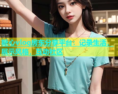 糖心vlog房东分享平台：记录生活，展示风格，互动社区  第1张