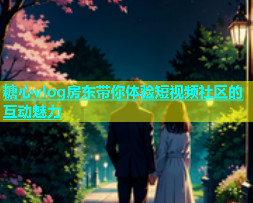 糖心vlog房东带你体验短视频社区的互动魅力  第1张