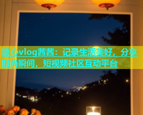 糖心vlog茜茜：记录生活美好，分享时尚瞬间，短视频社区互动平台  第2张