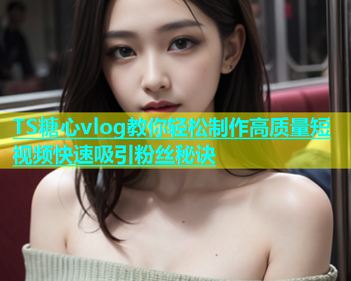 TS糖心vlog教你轻松制作高质量短视频快速吸引粉丝秘诀  第1张