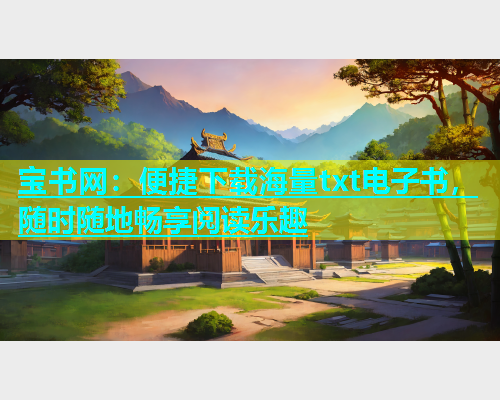 宝书网：便捷下载海量txt电子书，随时随地畅享阅读乐趣  第2张